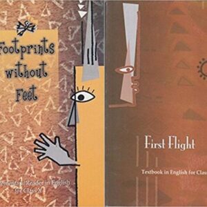 NCERT Footprints Without Feet - Supplementary Reader And First Flight English Textbook for Class - 10 ( Set of 2 Books ) 2025-26 Edition